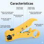 Vention Pelacables Coaxial KEBY0 Amarillo